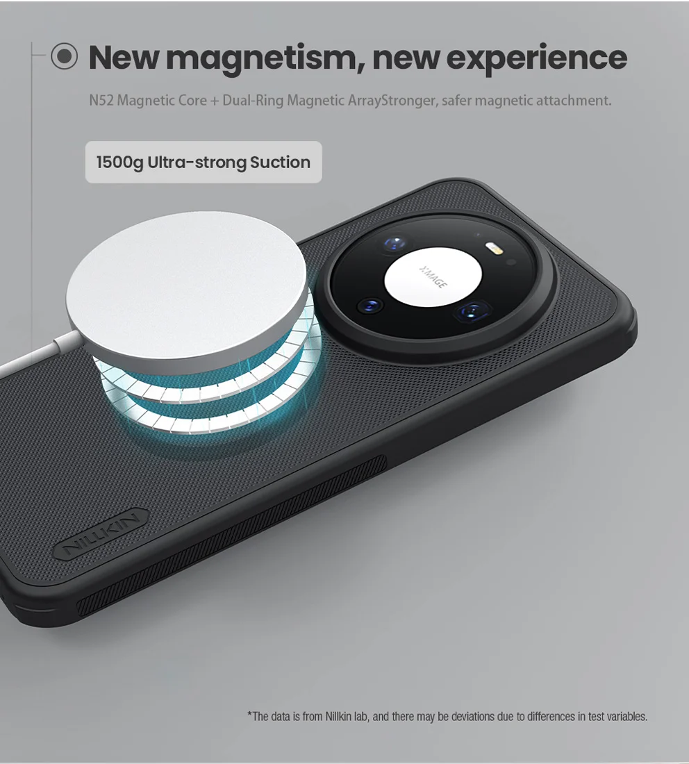 قاب ضدضربه مگنتی Huawei Mate 80 مارک نیلکین مدل Super Frosted Shield Pro Magnetic