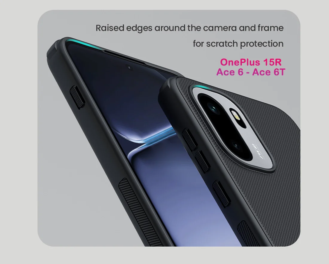 قاب ضدضربه مگنتی OnePlus Ace 6 مارک نیلکین مدل Super Frosted Shield Pro Magnetic