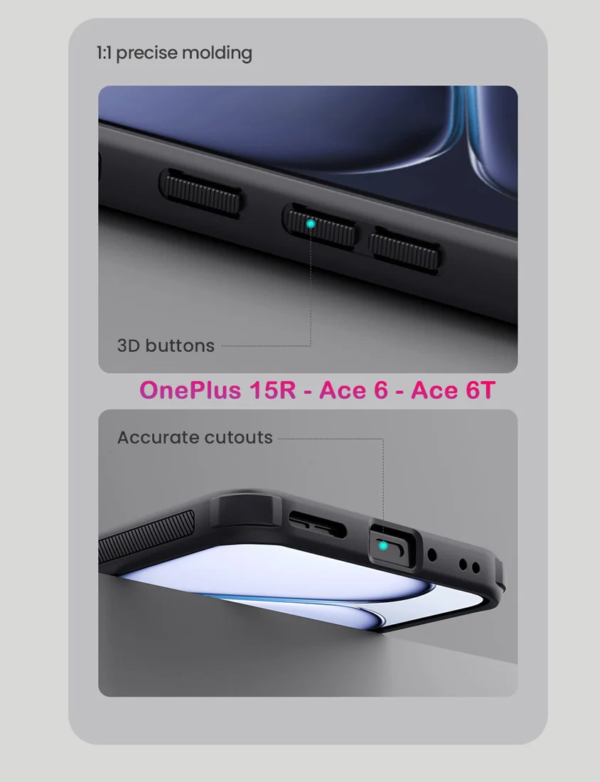 قاب ضدضربه مگنتی OnePlus Ace 6T مارک نیلکین مدل Super Frosted Shield Pro Magnetic