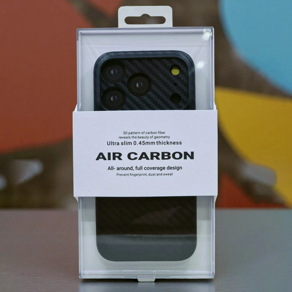 قاب محافظ کربنی iPhone 17 Pro مدل Air Carbons مارک KZDOO