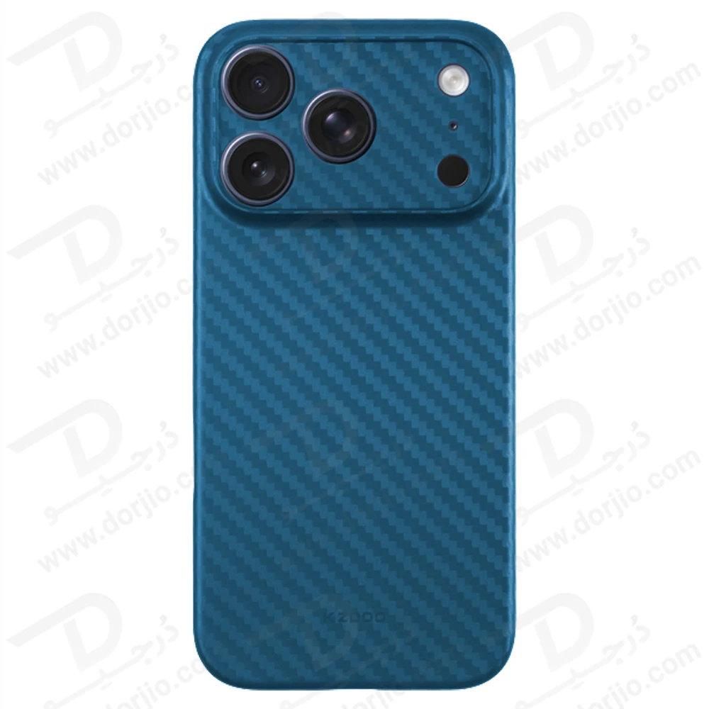 قاب محافظ کربنی iPhone 17 Pro مدل Air Carbons مارک KZDOO