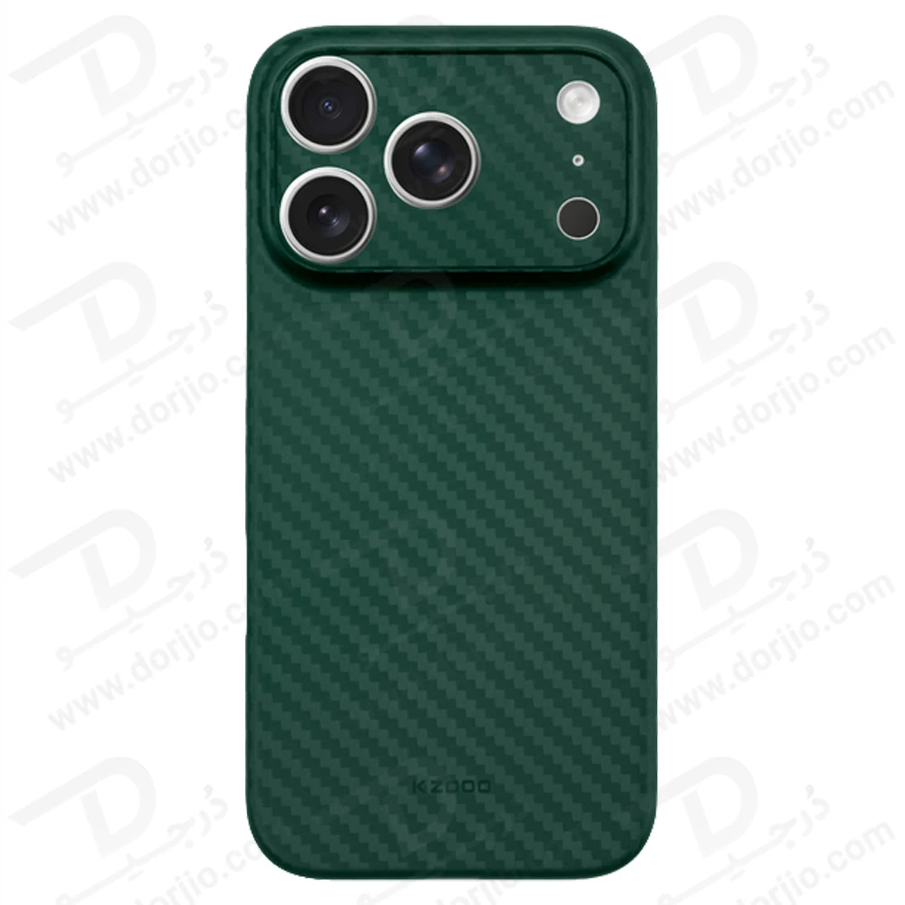 قاب محافظ کربنی iPhone 17 Pro مدل Air Carbons مارک KZDOO