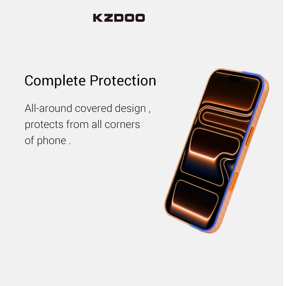 قاب محافظ کربنی iPhone 17 Pro مدل Air Carbons مارک KZDOO
