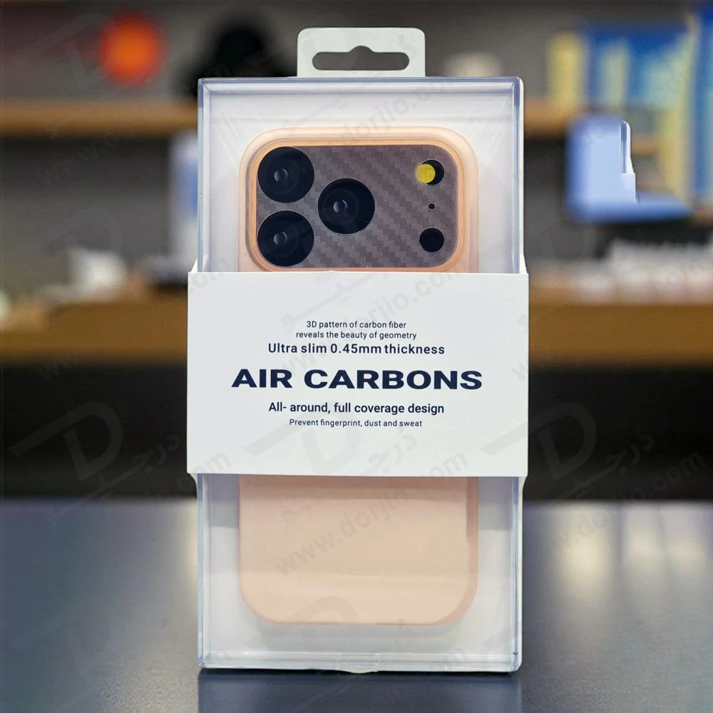 قاب محافظ کربنی iPhone 17 مدل Air Carbons مارک KZDOO