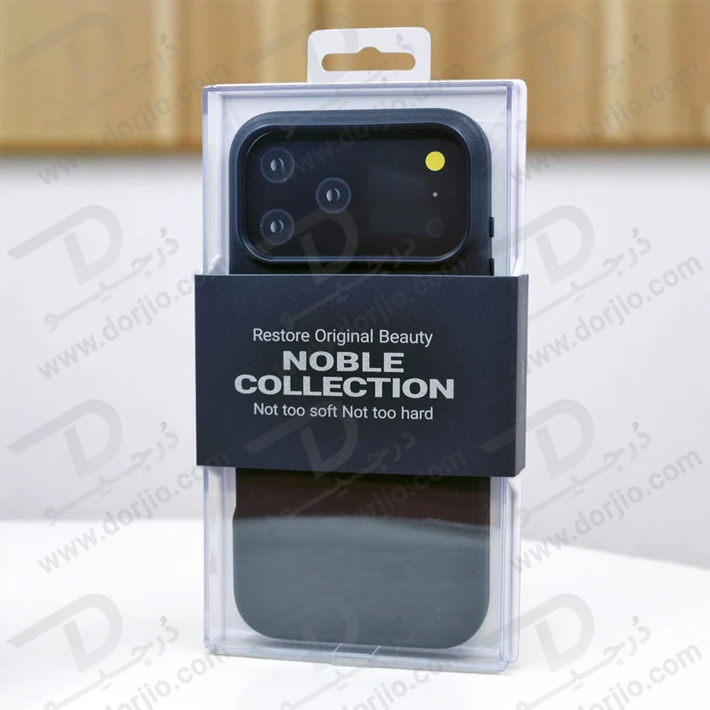 قاب چرمی iPhone 17 Pro Max مدل Noble مارک KZDOO