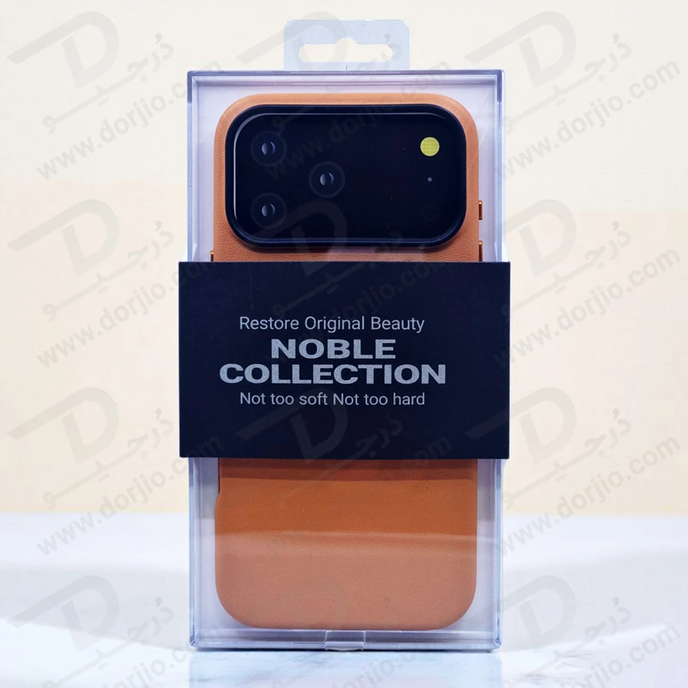 قاب چرمی iPhone 17 Pro Max مدل Noble مارک KZDOO