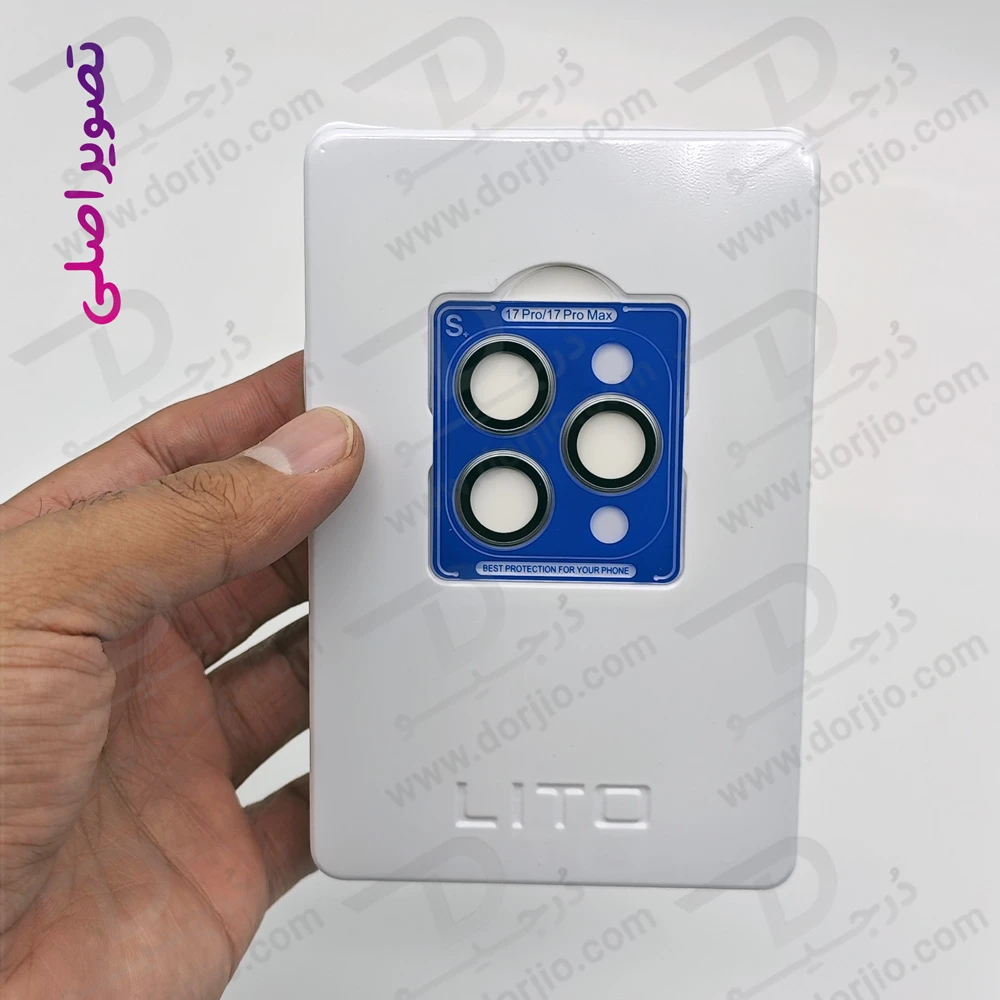محافظ لنز دوربین رینگی iPhone 17 Pro Max مارک LITO مدل S+ Camera محافظ لنز دوربین رینگی iPhone 17 Pro Max مارک LITO مدل S+ Camera