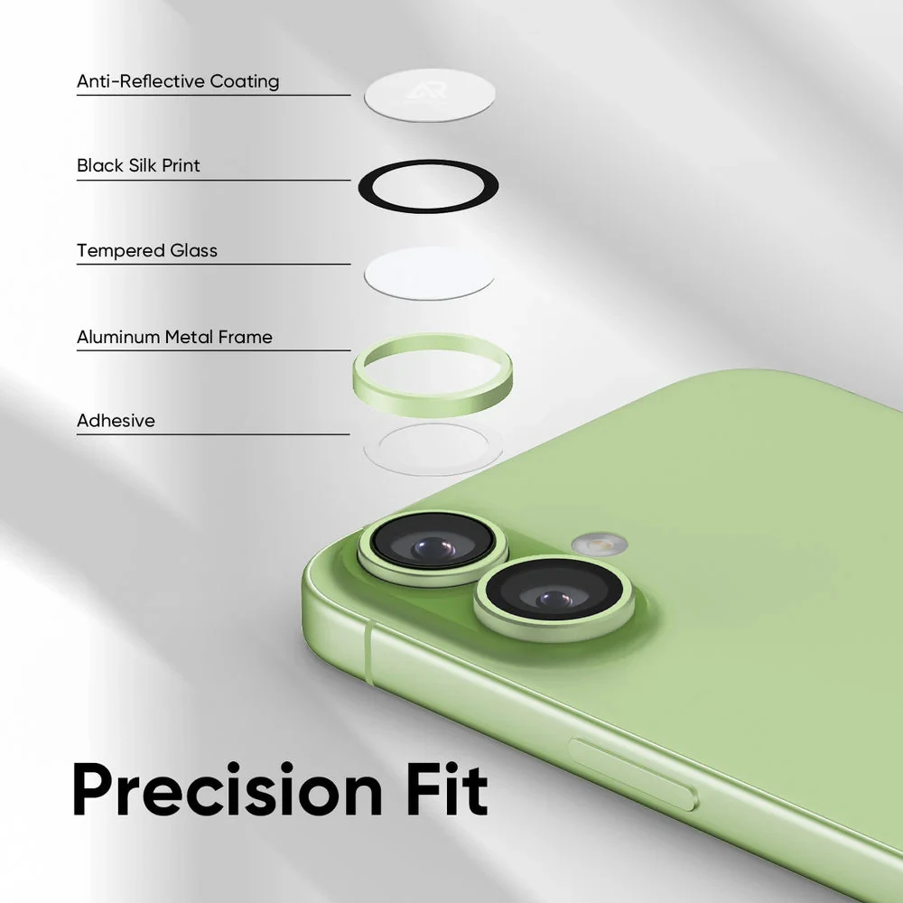 محافظ لنز دوربین رینگی iPhone 17 مارک LITO مدل S+ Camera