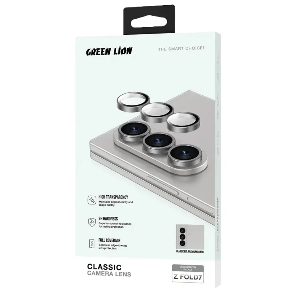 محافظ لنز رینگی Samsung Galaxy Z Fold 7 مدل Classic مارک Green Lion محافظ لنز رینگی Samsung Galaxy Z Fold 7 مدل Classic مارک Green Lion