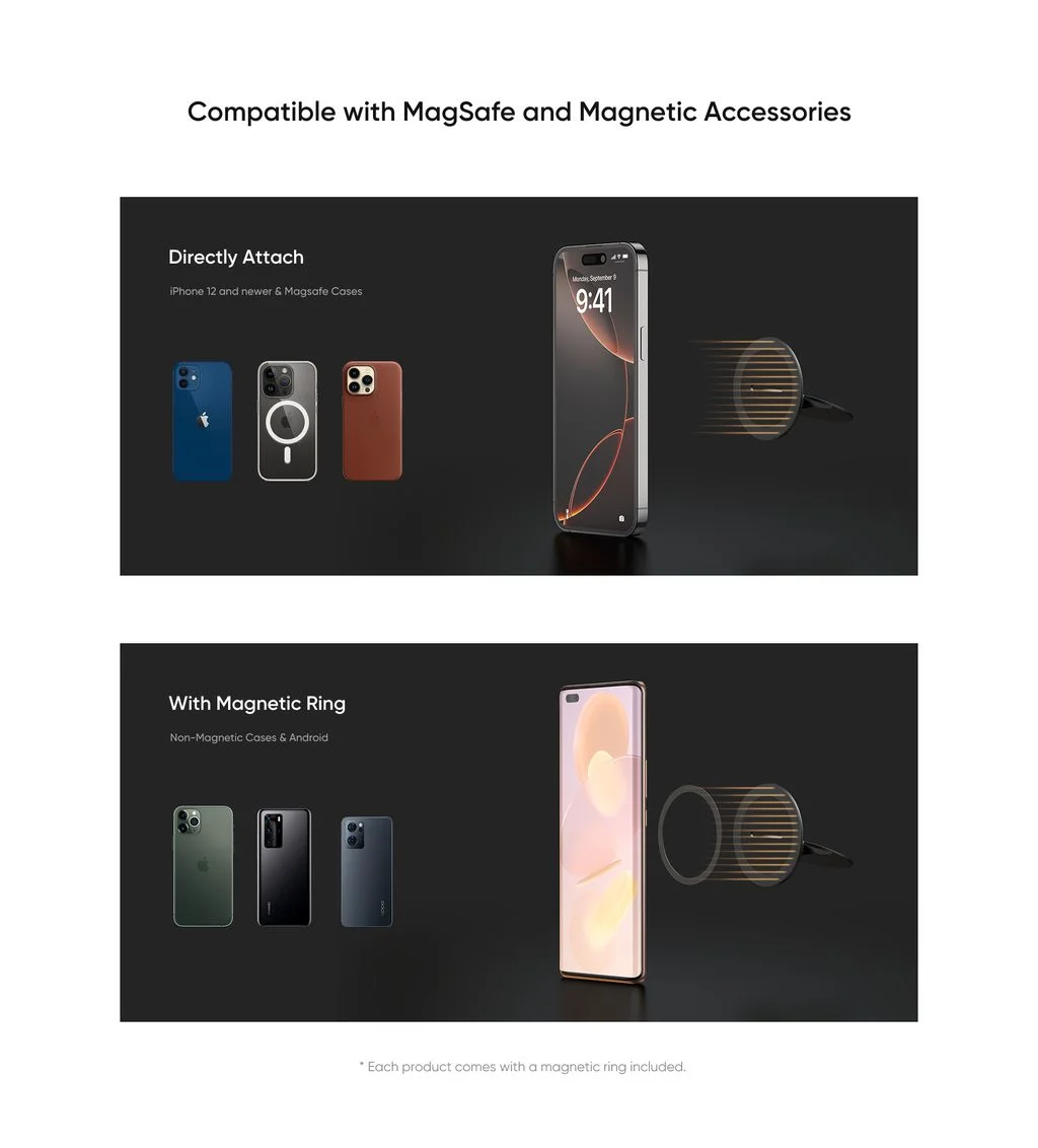 پاپ سوکت و هولدر انگشتی چرمی مگنتی برند مک دودو مدل Mcdodo MR-7910