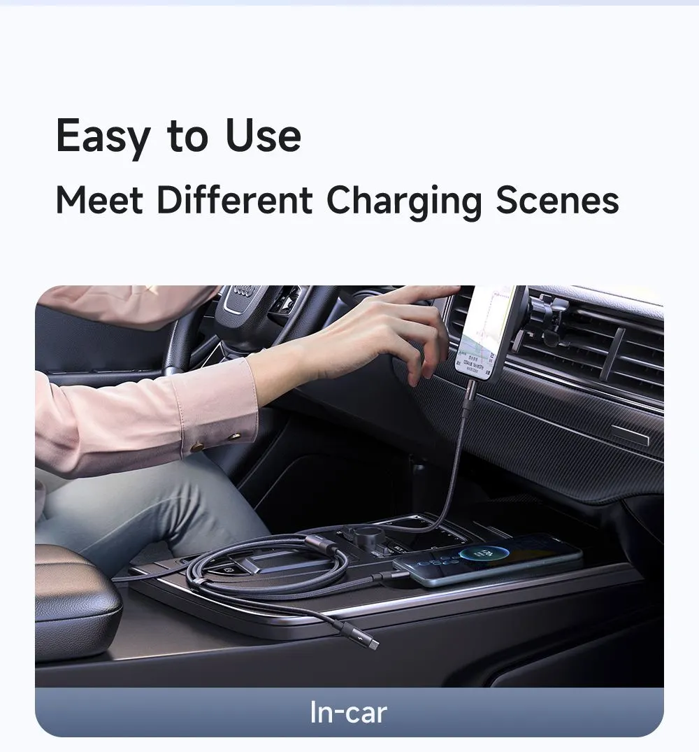 کابل شارژ چند سر 3 کاره 3 آمپر USB-A به Type-C و Lightning و Micro USB طول 1.2 متر برند مک دودو مدل Mcdodo CA-5790