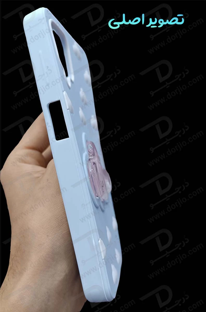 گارد سیلیکونی طرح برجسته ابری آکواریومی Galaxy A22 4G