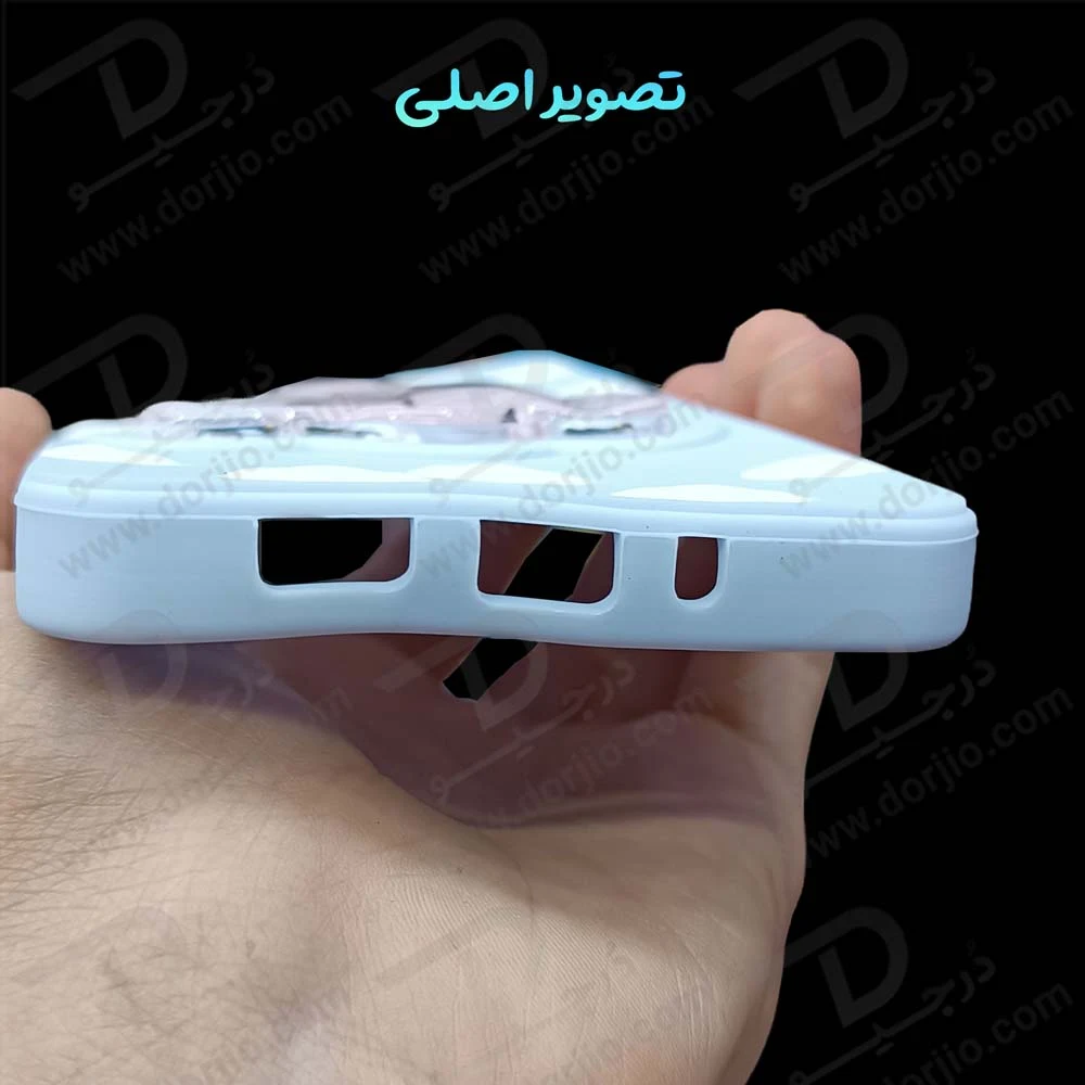 گارد سیلیکونی طرح برجسته ابری آکواریومی Galaxy A32 4G 