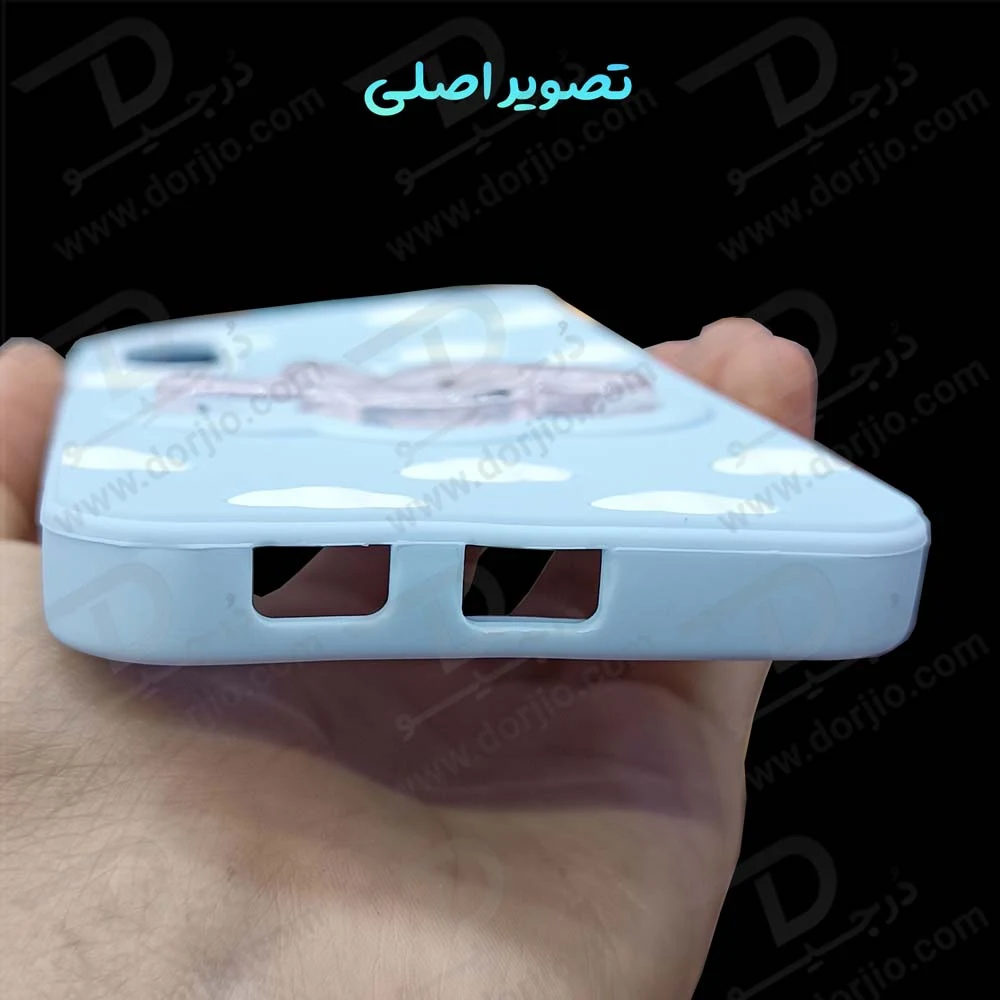 گارد سیلیکونی طرح برجسته ابری آکواریومی Galaxy S23 FE