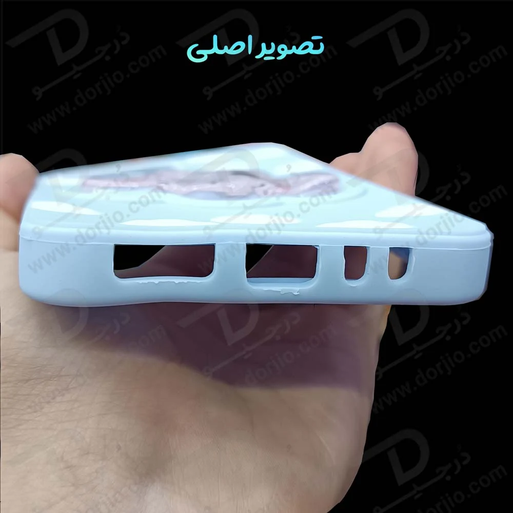 گارد سیلیکونی طرح برجسته ابری آکواریومی Redmi Note 12 5G