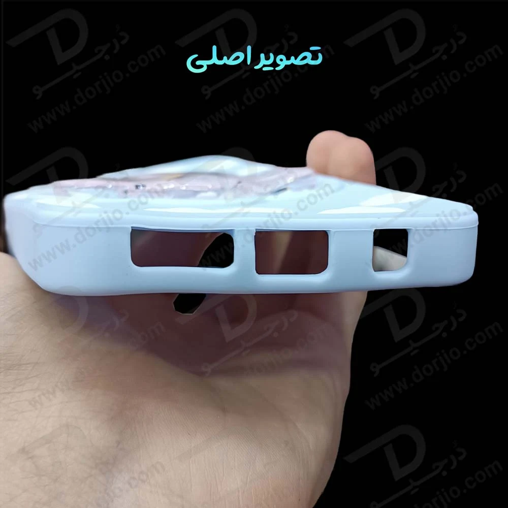 گارد سیلیکونی طرح برجسته ابری آکواریومی Redmi Note 8 Pro