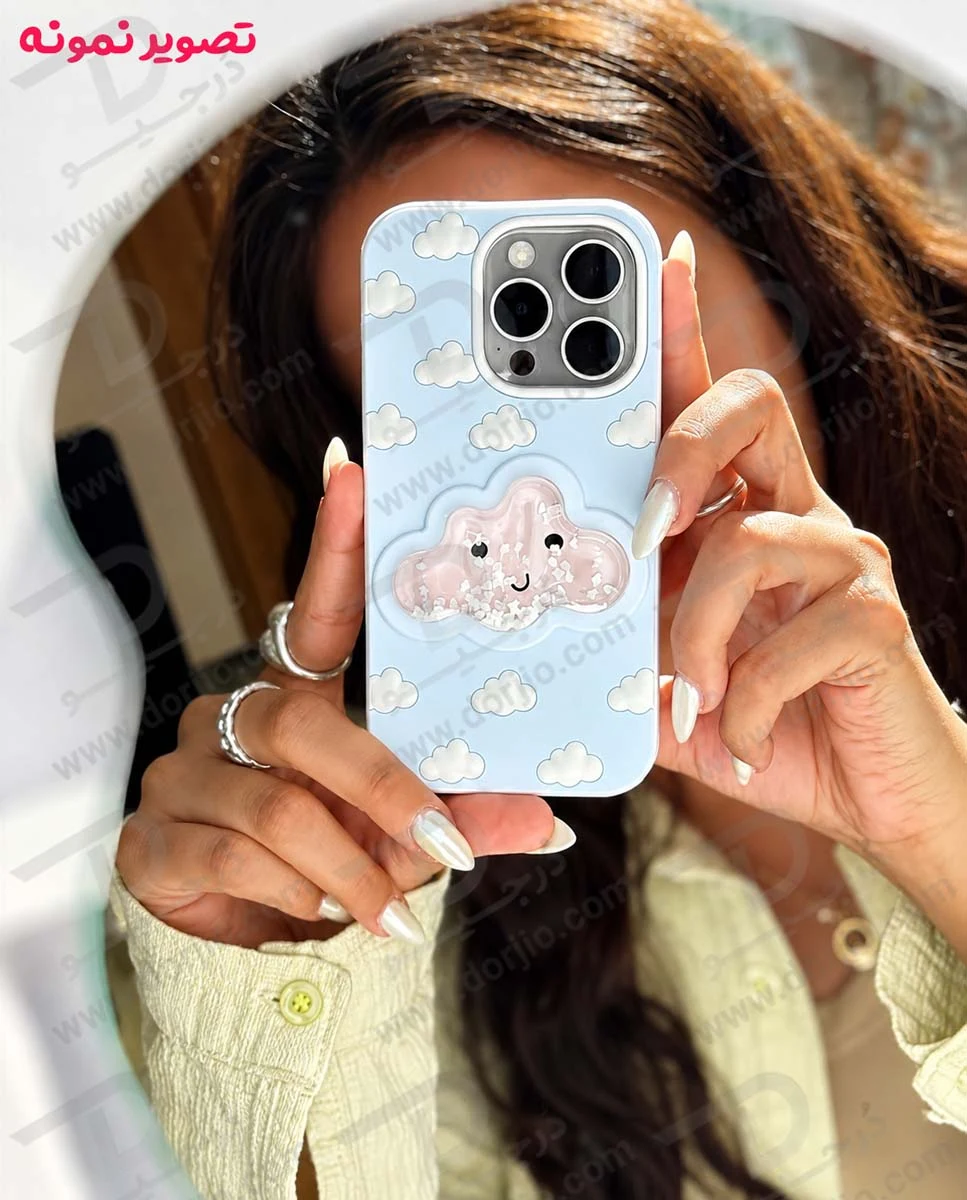 گارد سیلیکونی طرح برجسته ابری آکواریومی iPhone 6s