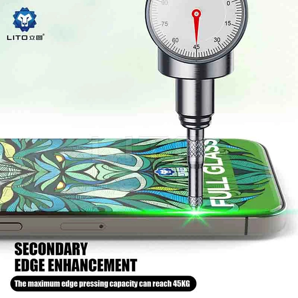 گلس شیشه‌ای تمام صفحه iPhone 13 مدل Strong برند LITO