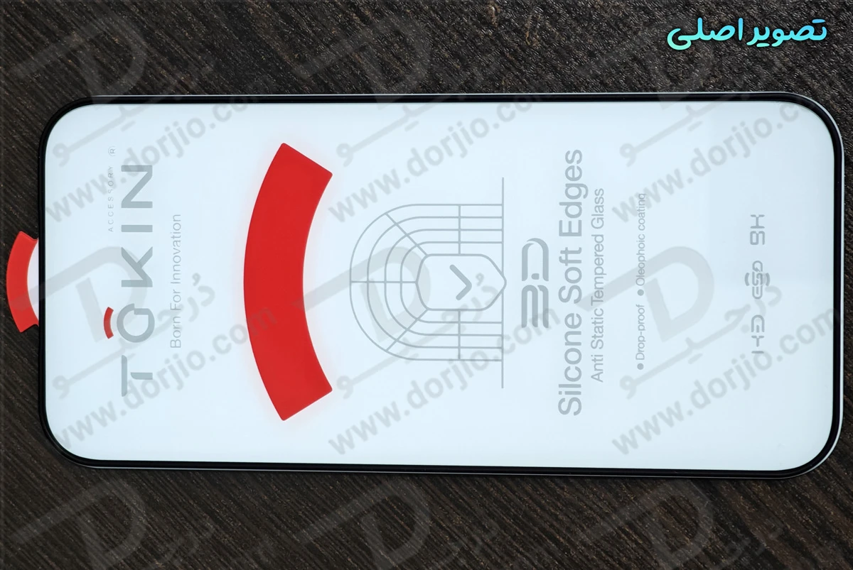 گلس فریم سیلیکونی ایربگ دار IPhone 17 مارک TOKIN گلس فریم سیلیکونی ایربگ دار IPhone 17 مارک TOKIN