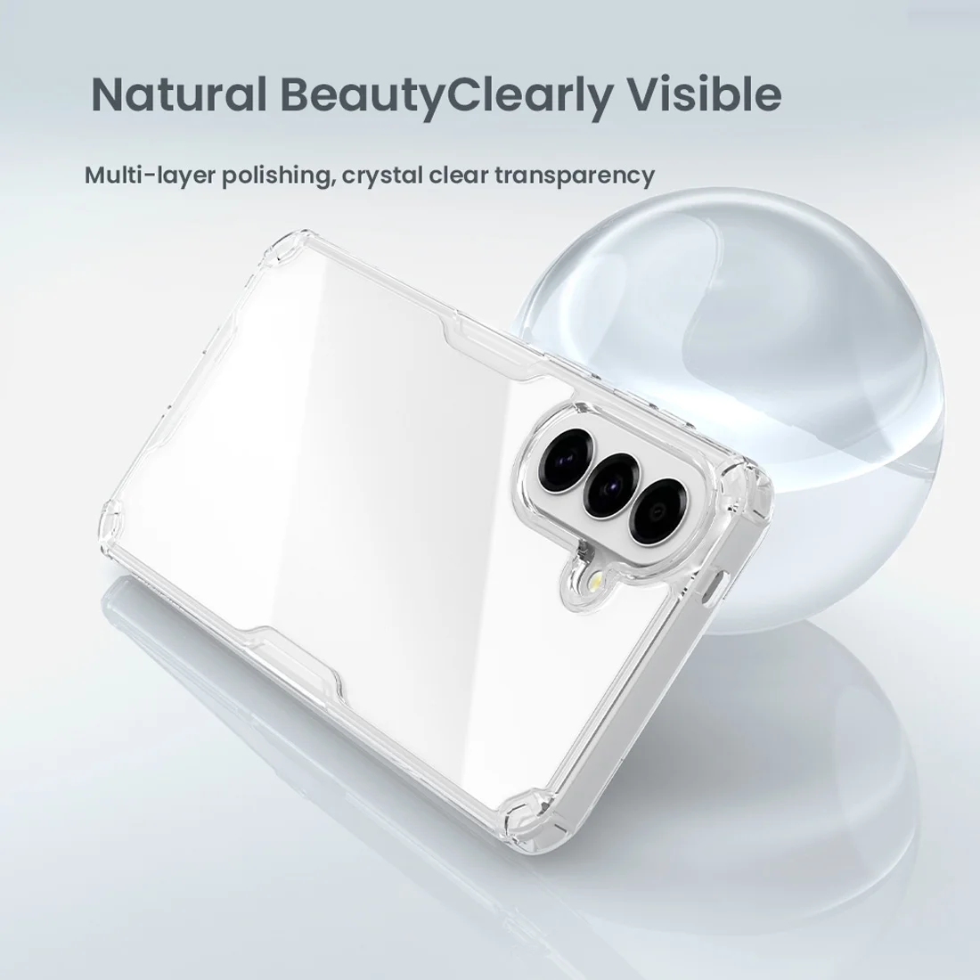 قاب شفاف Galaxy A57 مارک نیلکین مدل Nature TPU Pro