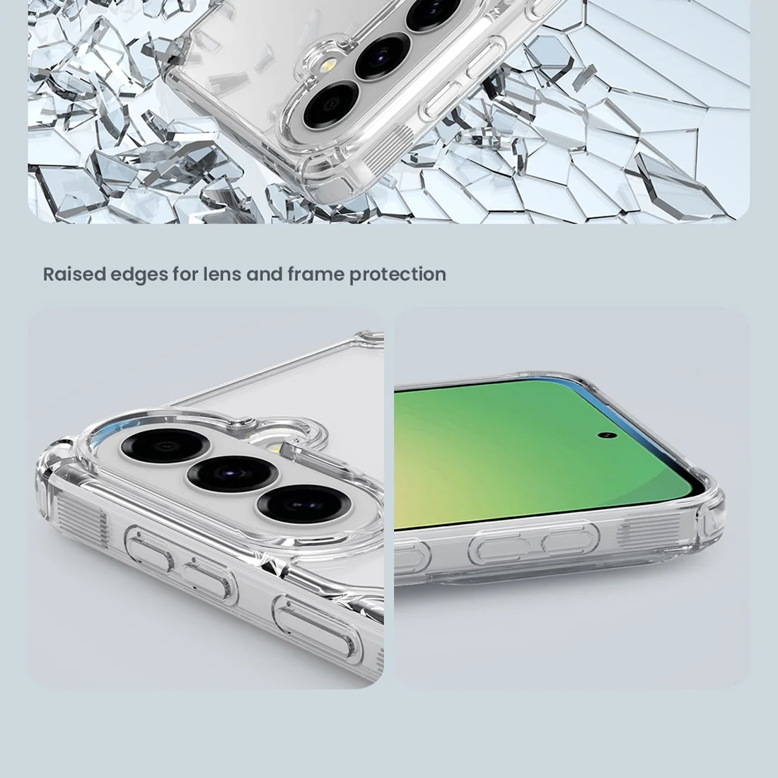 قاب شفاف Galaxy A57 مارک نیلکین مدل Nature TPU Pro