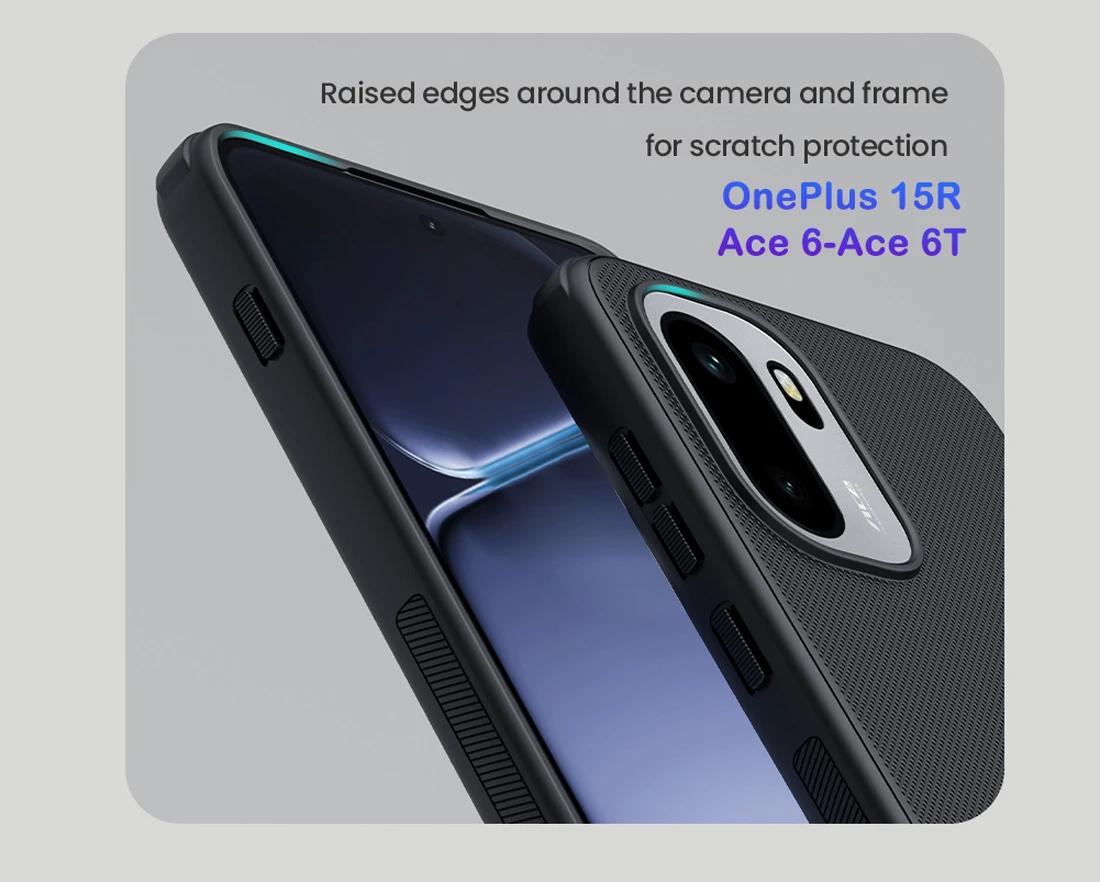 قاب ضدضربه OnePlus Ace 6 مارک نیلکین مدل Super Frosted Shield Pro