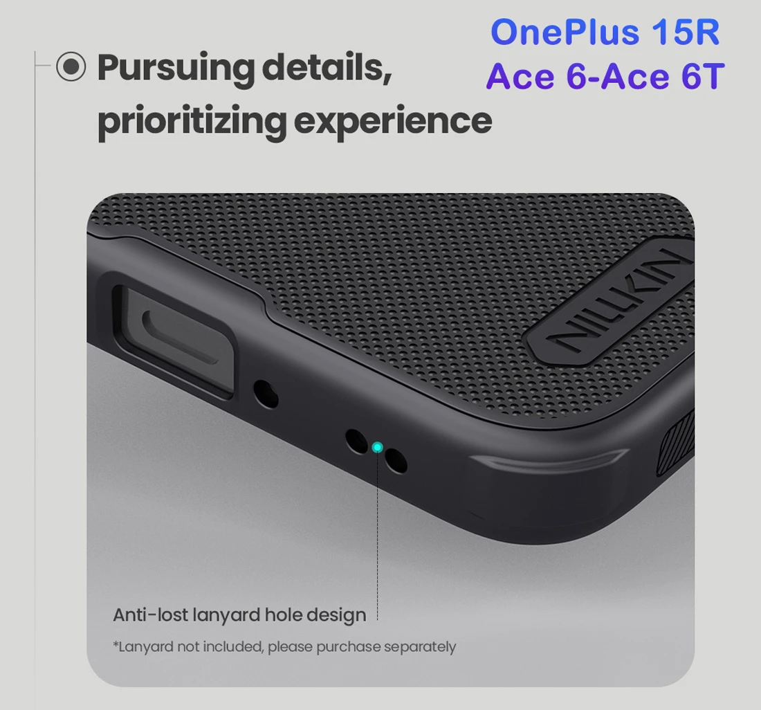 قاب ضدضربه OnePlus Ace 6 مارک نیلکین مدل Super Frosted Shield Pro