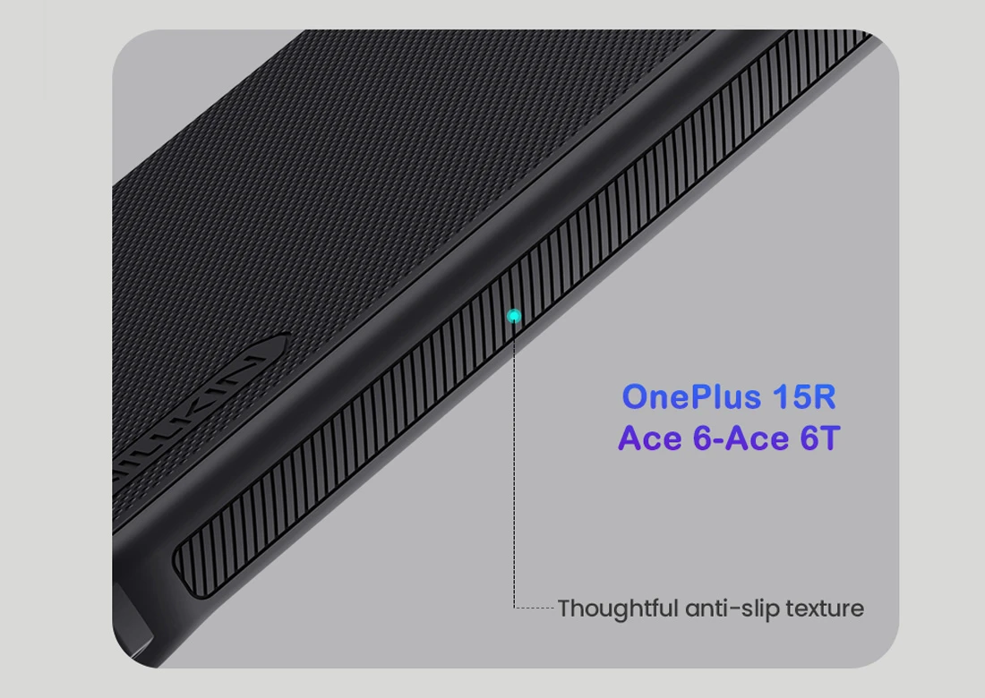 قاب ضدضربه OnePlus Ace 6T مارک نیلکین مدل Super Frosted Shield Pro