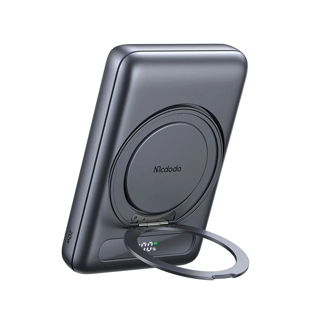 پاوربانک 10 هزار میلی آمپر 20 وات وایرلس شارژ مگ سیف دارای استند برند مک دودو مدل Mcdodo MC-8371