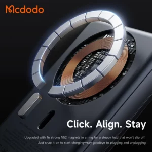 پاوربانک 10 هزار میلی آمپر 20 وات وایرلس شارژ مگ سیف دارای استند برند مک دودو مدل Mcdodo MC-8371