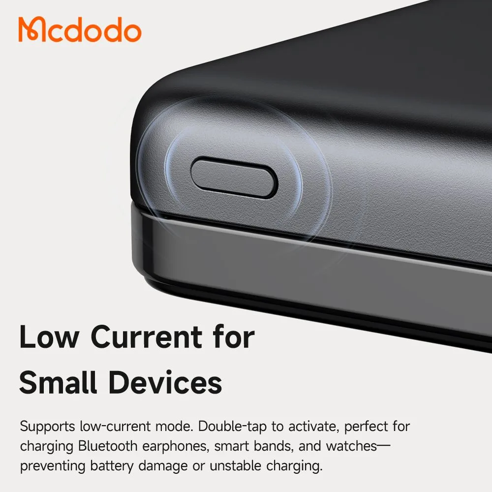پاوربانک 10 هزار میلی آمپر 20 وات وایرلس شارژ مگ سیف دارای استند تاشو سری Qi2 برند مک دودو مدل Mcdodo MC-6310 پاوربانک 10 هزار میلی آمپر 20 وات وایرلس شارژ مگ سیف دارای استند تاشو سری Qi2 برند مک دودو مدل Mcdodo MC-6310