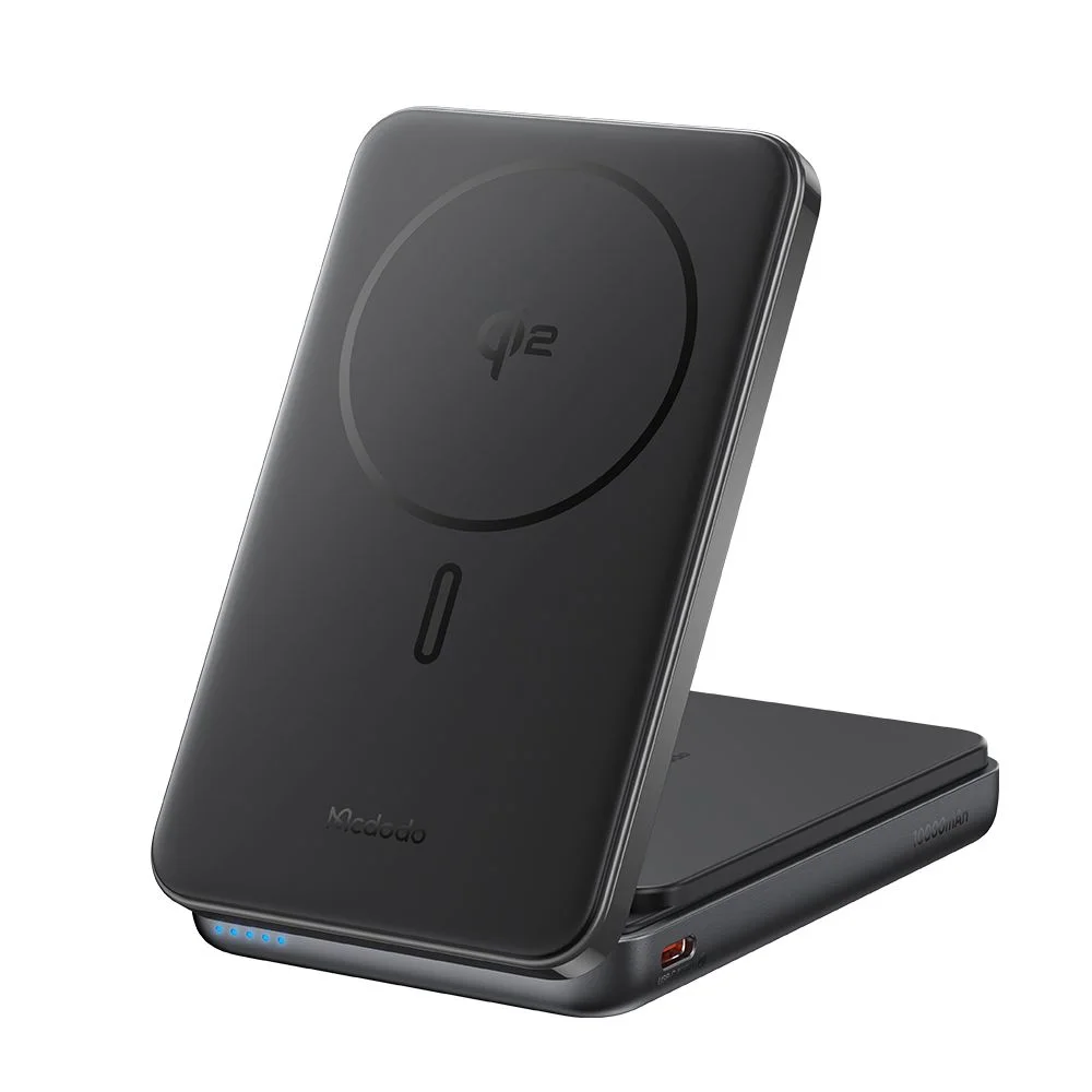 پاوربانک 10 هزار میلی آمپر 20 وات وایرلس شارژ مگ سیف دارای استند تاشو سری Qi2 برند مک دودو مدل Mcdodo MC-6310 پاوربانک 10 هزار میلی آمپر 20 وات وایرلس شارژ مگ سیف دارای استند تاشو سری Qi2 برند مک دودو مدل Mcdodo MC-6310