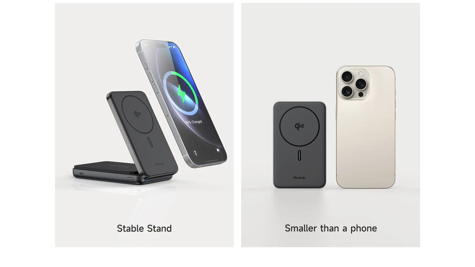 پاوربانک 10 هزار میلی آمپر 20 وات وایرلس شارژ مگ سیف دارای استند تاشو سری Qi2 برند مک دودو مدل Mcdodo MC-6310 پاوربانک 10 هزار میلی آمپر 20 وات وایرلس شارژ مگ سیف دارای استند تاشو سری Qi2 برند مک دودو مدل Mcdodo MC-6310