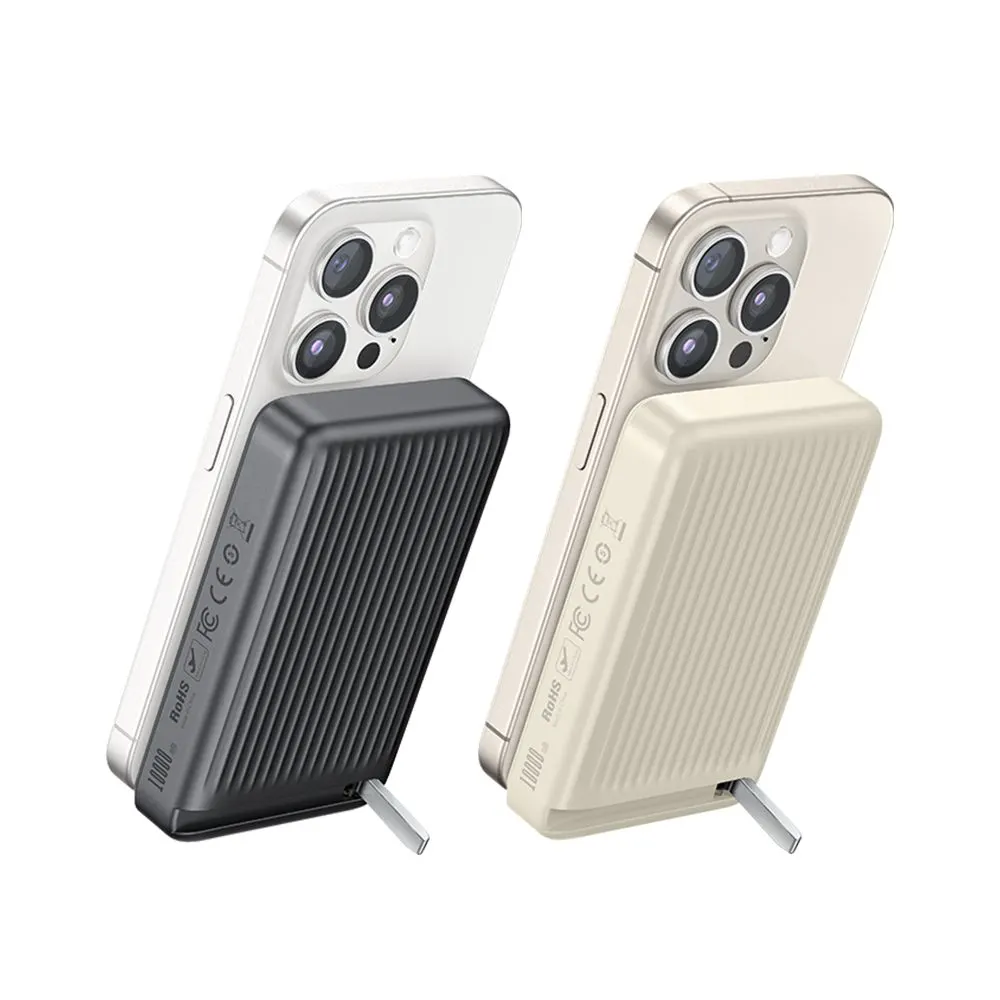 پاوربانک 10 هزار میلی آمپر 30 وات وایرلس شارژ مگ سیف دارای استند بهمراه کابل شارژ برند مک دودو مدل Mcdodo MC-781