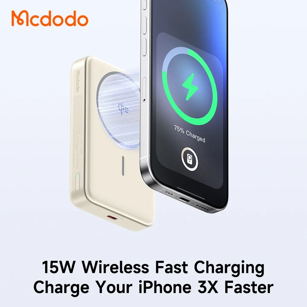 پاوربانک 10 هزار میلی آمپر 30 وات وایرلس شارژ مگ سیف دارای استند بهمراه کابل شارژ برند مک دودو مدل Mcdodo MC-781 پاوربانک 10 هزار میلی آمپر 30 وات وایرلس شارژ مگ سیف دارای استند بهمراه کابل شارژ برند مک دودو مدل Mcdodo MC-781