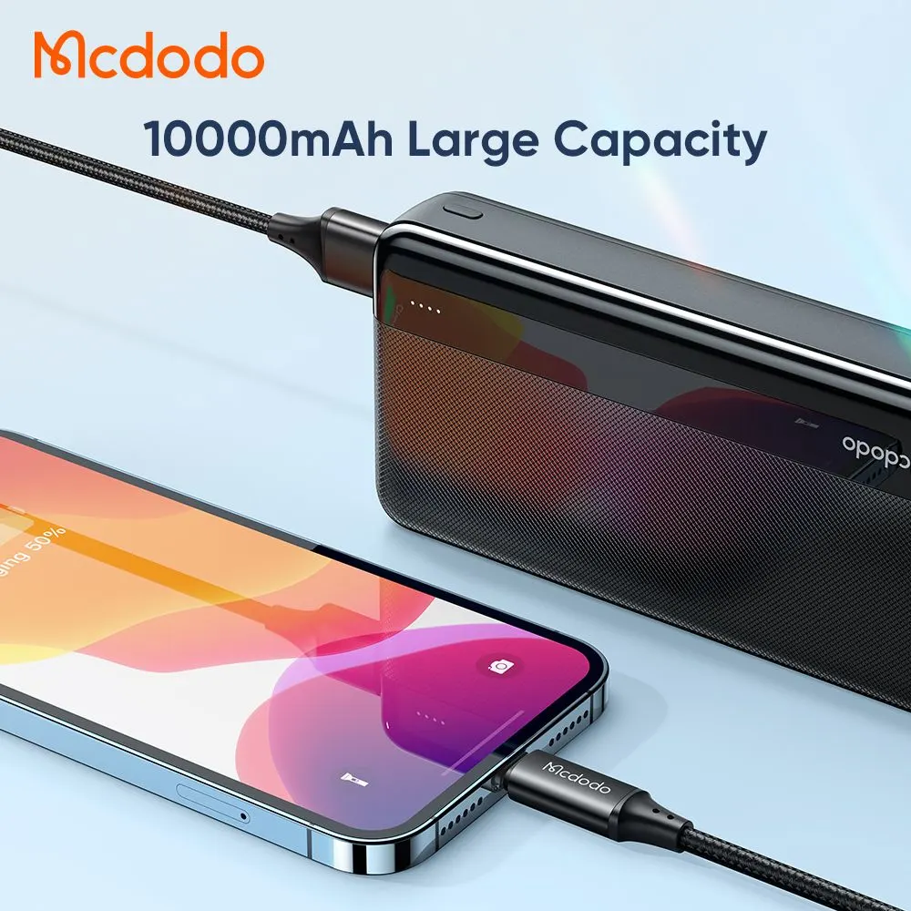 پاوربانک 20هزار 10.5وات دارای نمایشگر شارژ LED برند مک دودو مدل Mcdodo MC-1370 پاوربانک 20هزار 10.5وات دارای نمایشگر شارژ LED برند مک دودو مدل Mcdodo MC-1370