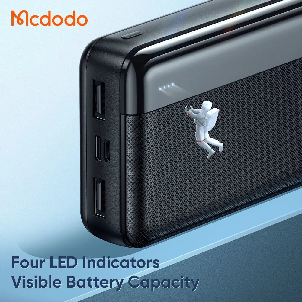 پاوربانک 20هزار 10.5وات دارای نمایشگر شارژ LED برند مک دودو مدل Mcdodo MC-1370 پاوربانک 20هزار 10.5وات دارای نمایشگر شارژ LED برند مک دودو مدل Mcdodo MC-1370