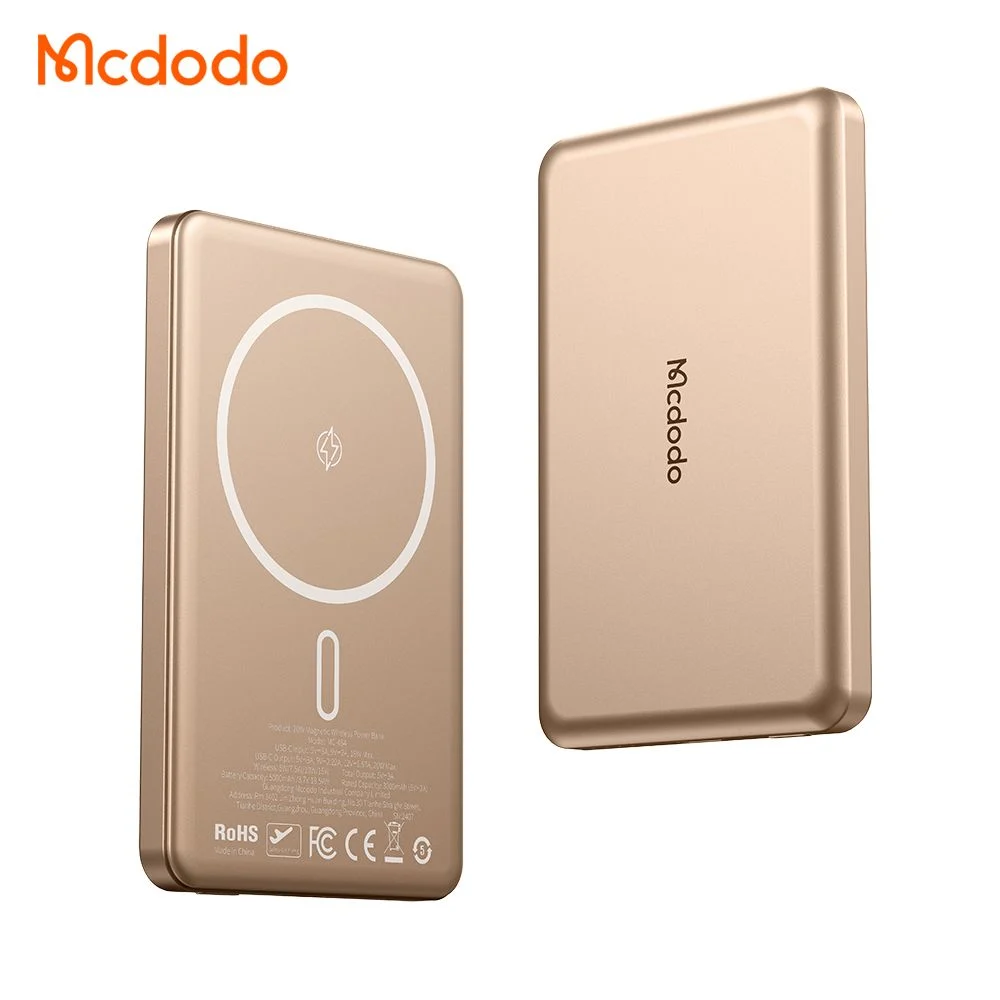 پاوربانک 5 هزار 20 وات وایرلس مگ سیف بهمراه کابل شارژ برند مک دودو مدل Mcdodo MC-4641