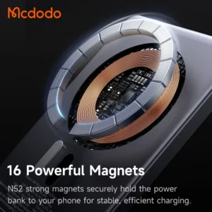 پاوربانک 5 هزار 20 وات وایرلس مگ سیف بهمراه کابل شارژ برند مک دودو مدل Mcdodo MC-4641