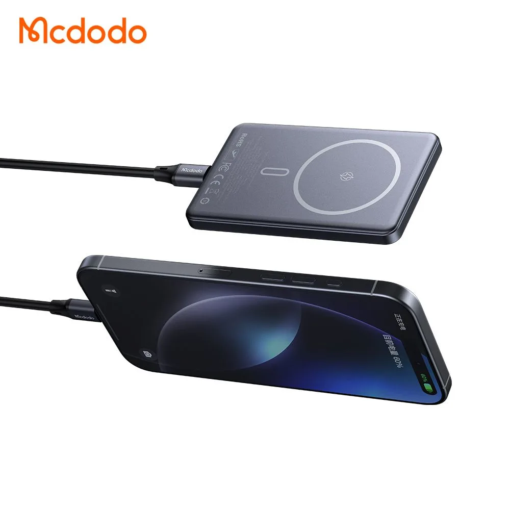 پاوربانک 5 هزار 20 وات وایرلس مگ سیف بهمراه کابل شارژ برند مک دودو مدل Mcdodo MC-4641