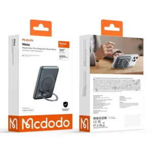 پاوربانک 5 هزار میلی آمپر 20 وات وایرلس شارژ مگ سیف دارای استند برند مک دودو مدل Mcdodo MC-8361