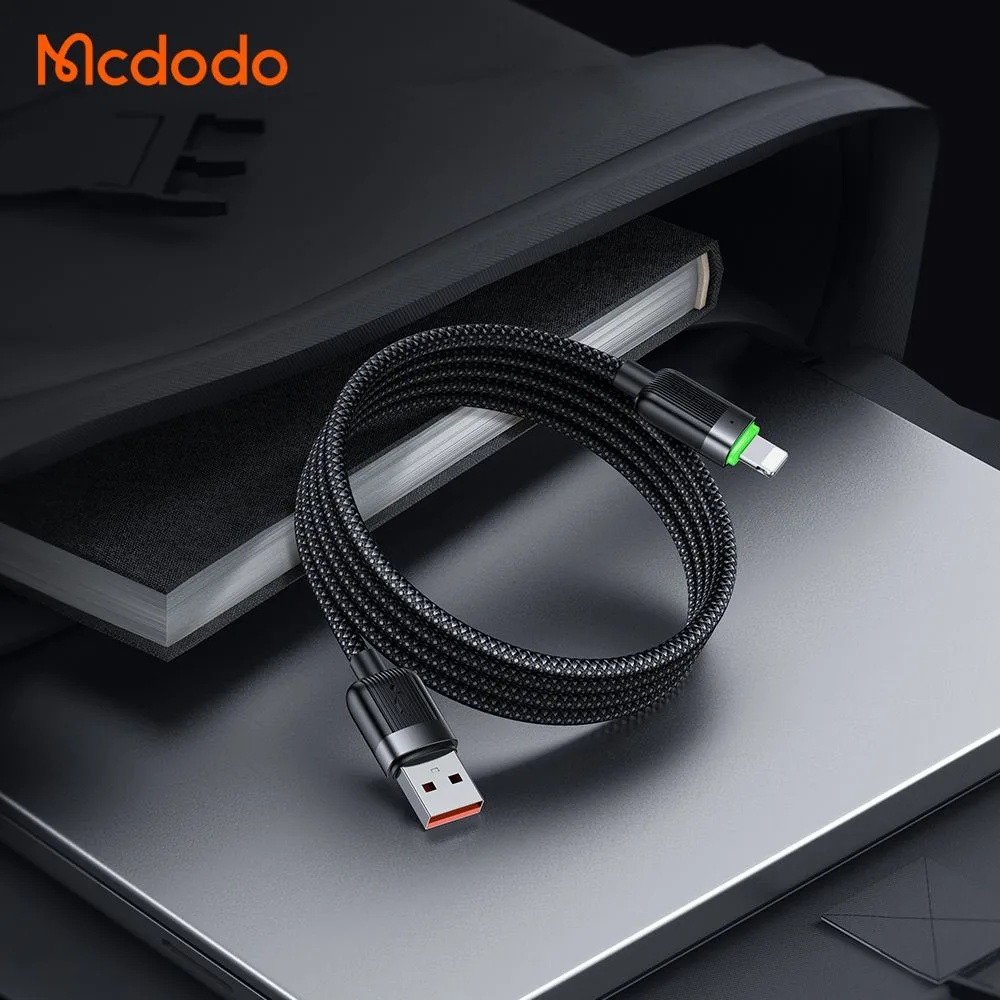 کابل شارژ مغناطیسی 36 وات 3 آمپر 1.2 متر USB-A به Lightning برند مک دودو مدل Mcdodo CA-6000