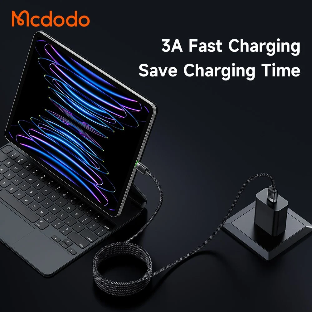 کابل شارژ مغناطیسی 36 وات 3 آمپر 1.2 متر USB-A به Lightning برند مک دودو مدل Mcdodo CA-6000