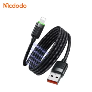 کابل شارژ مغناطیسی 36 وات 3 آمپر 1.2 متر USB-A به Lightning برند مک دودو مدل Mcdodo CA-6000