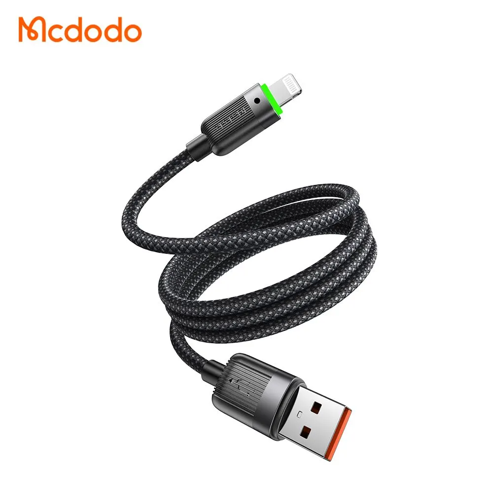 کابل شارژ مغناطیسی 36 وات 3 آمپر 1.2 متر USB-A به Lightning برند مک دودو مدل Mcdodo CA-6000