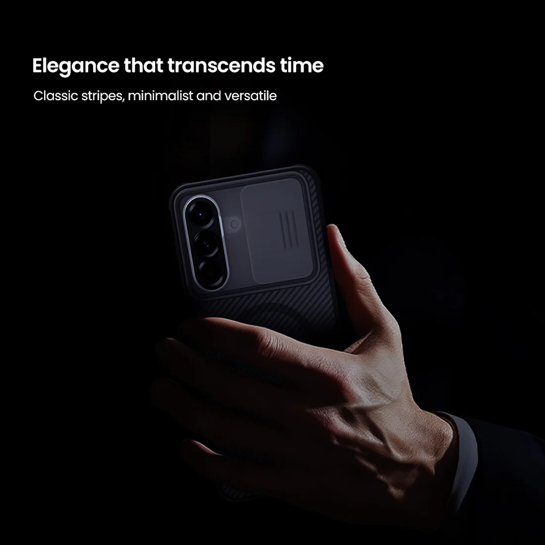 گارد ضد ضربه دودی مگنتی Galaxy A37 مارک نیلکین مدل Camshield Pro Magnetic Clear