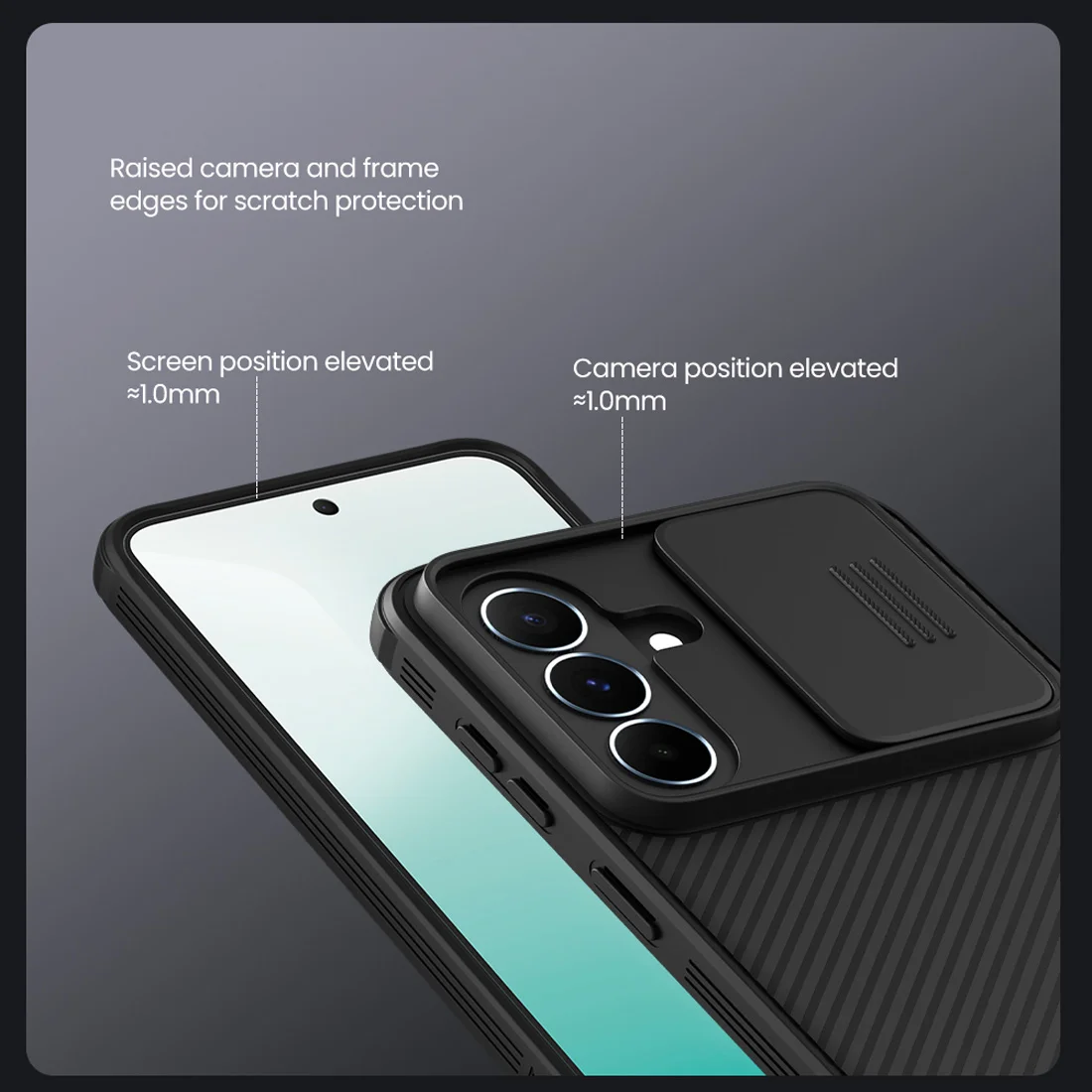 گارد ضدضربه Galaxy A37 مارک نیلکین مدل Camshield Pro گارد ضدضربه Galaxy A37 مارک نیلکین مدل Camshield Pro