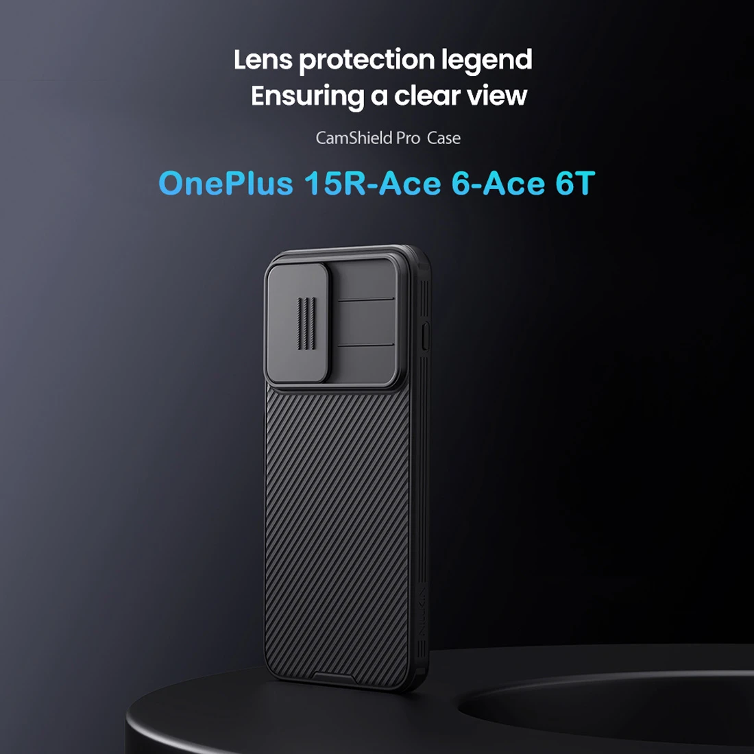 گارد ضدضربه OnePlus Ace 6T مارک نیلکین مدل Camshield Pro Clear