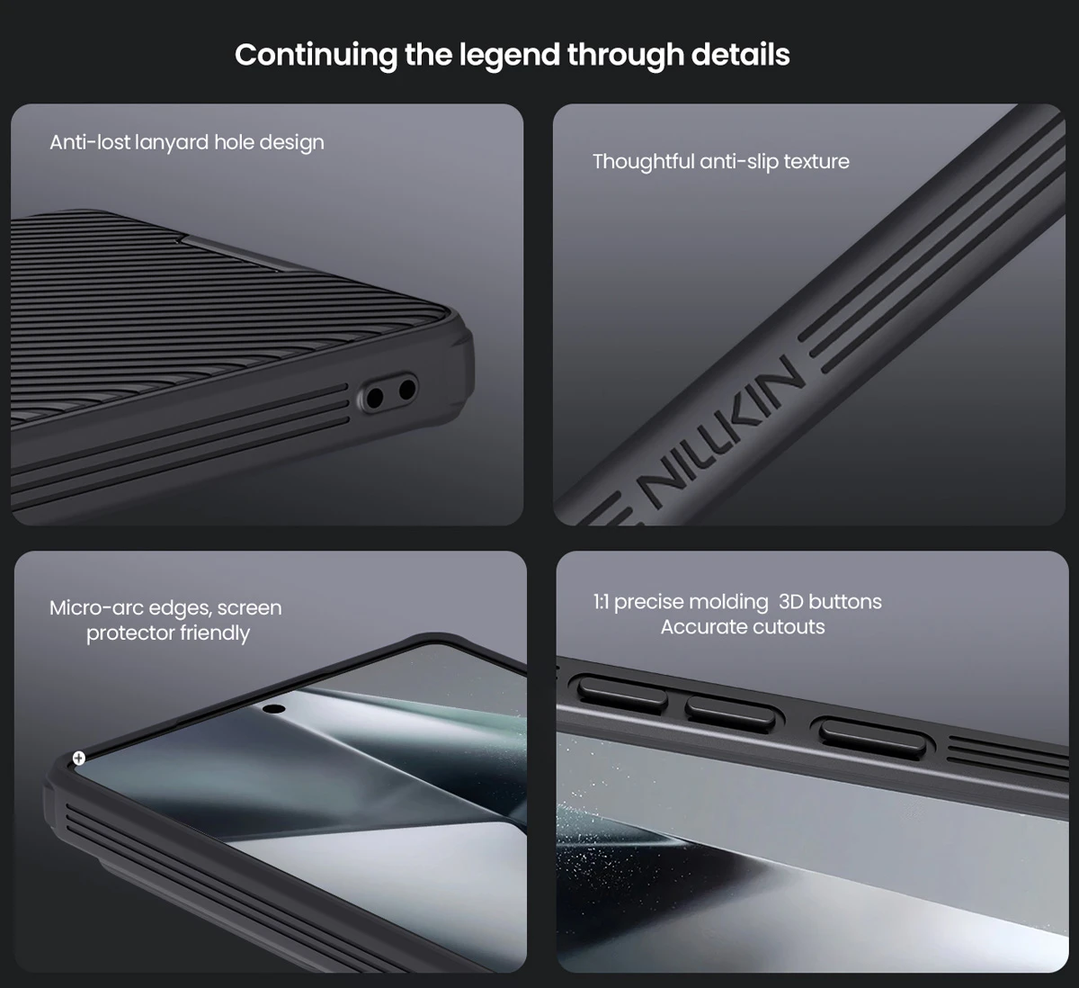 گارد ضدضربه Samsung Galaxy S26 Ultra مارک نیلکین مدل Camshield Pro