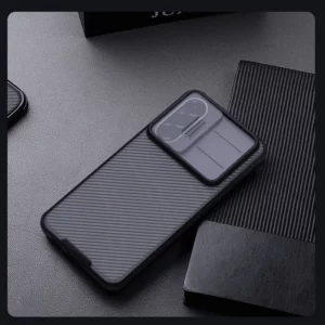 گارد ضدضربه دودی Galaxy A57 مارک نیلکین مدل Camshield Pro Clear